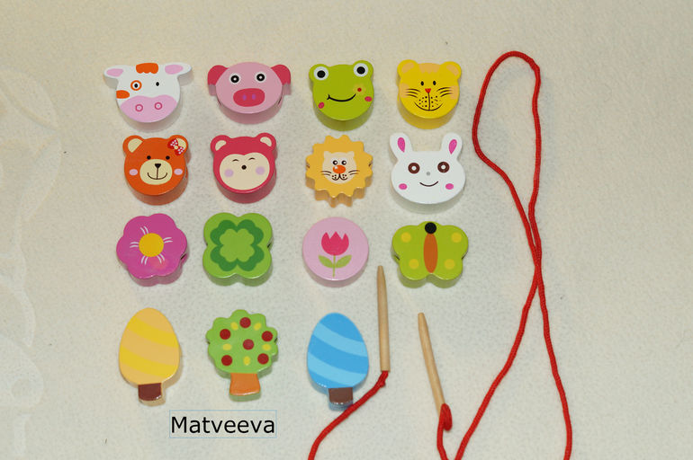 Наши деревянные игрушки 10 мес - до 1,7 . Часть 3.