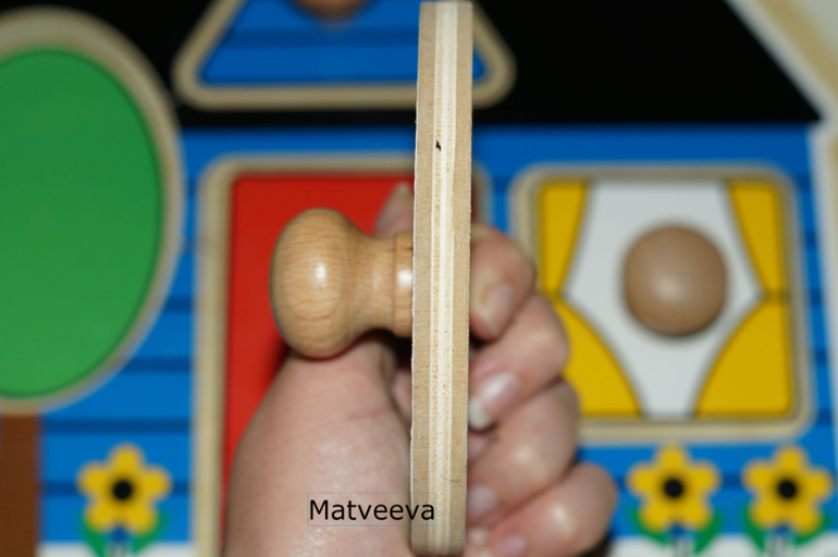 Наши деревянные игрушки 10 мес - до 1,7 . Часть 5 - рамки-вкладыши