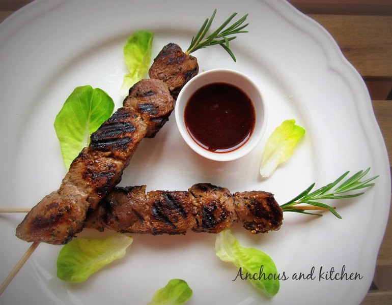 Шашлычки из утиной грудки