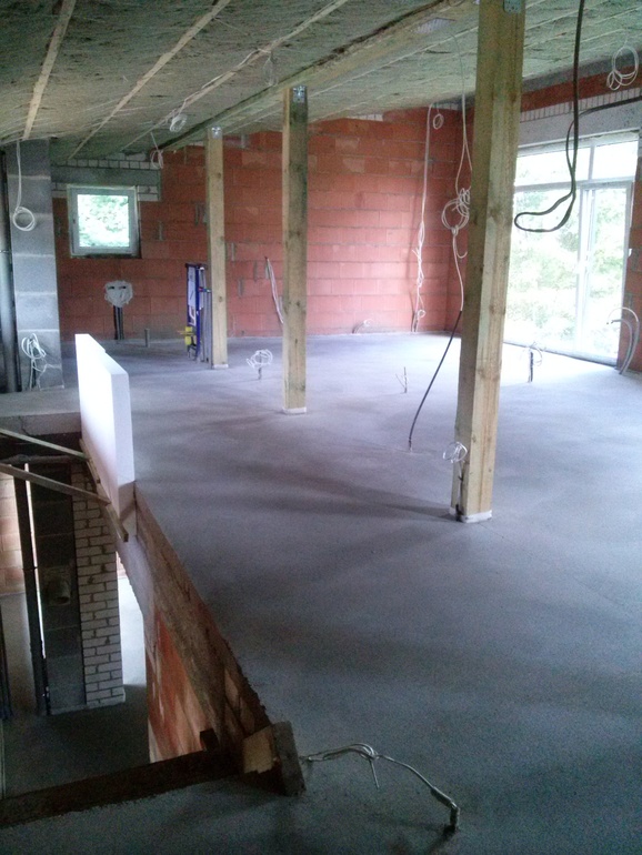 чистовая стяжка пола.