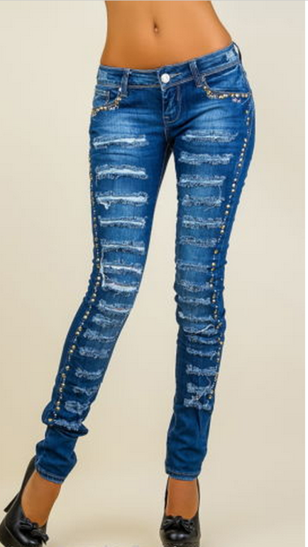 Джинсы рваные. Новые!!!