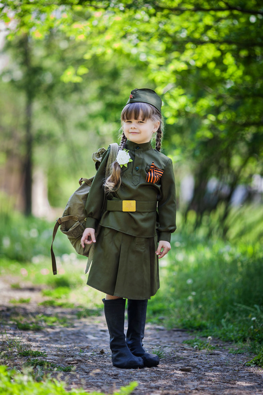 Как сделать фото ребенка в военной форме