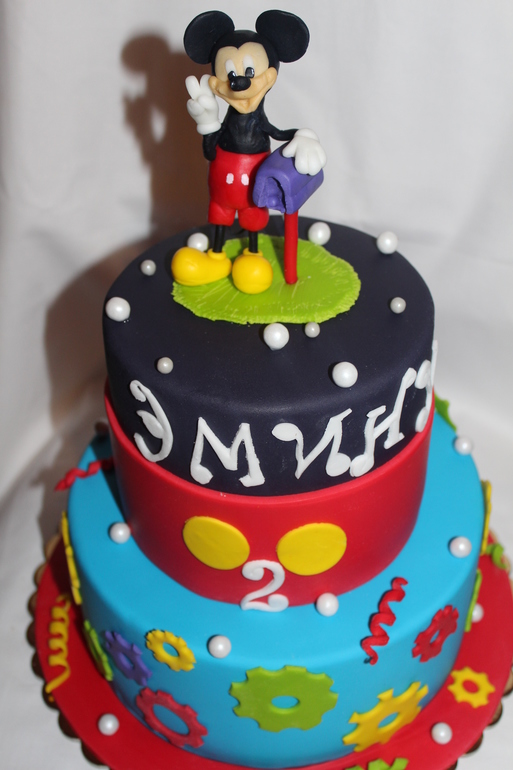 Торт для мальчика с МИККИ МАУСОМ