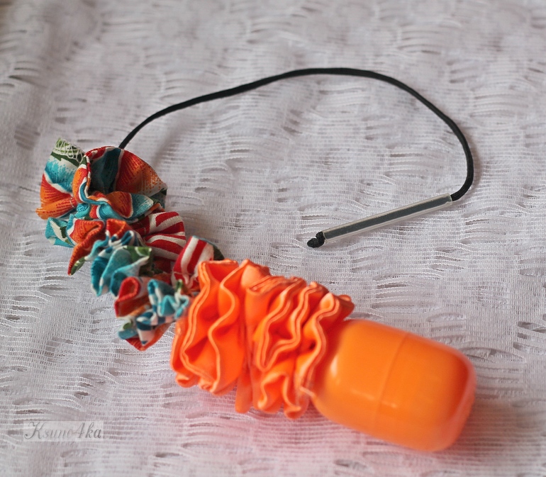 Детское пособие "Весёлая гусеничка" своими руками.