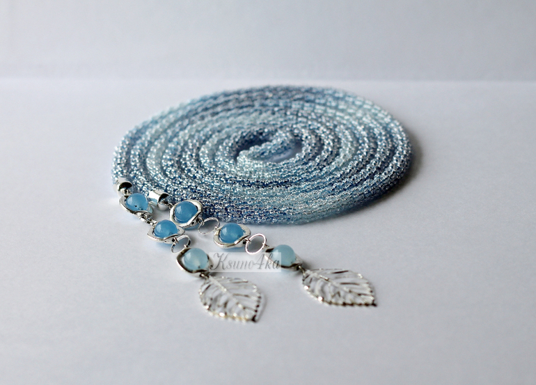 Лариат "Листочки прохлады"