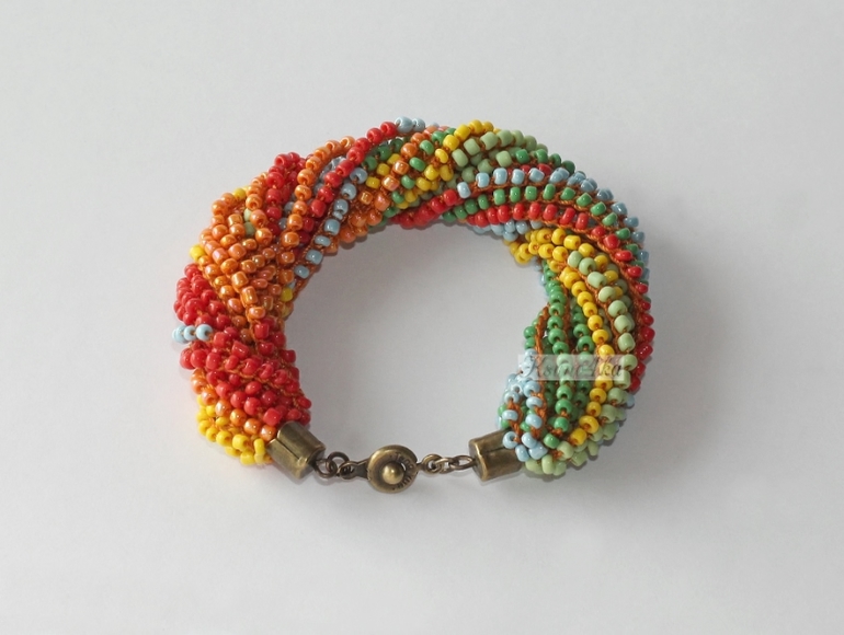 Браслеты из бисера. Продолжаю пополнять коллекцию)