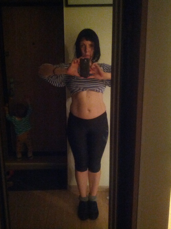 ну вот половина уже курса плоский живот