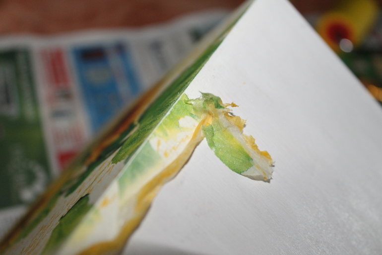 Совместный декупаж короба для специй.