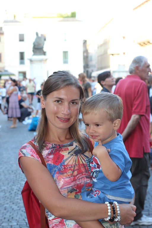 Италия. Римини 2013. Матвею 1 и 7 мес.