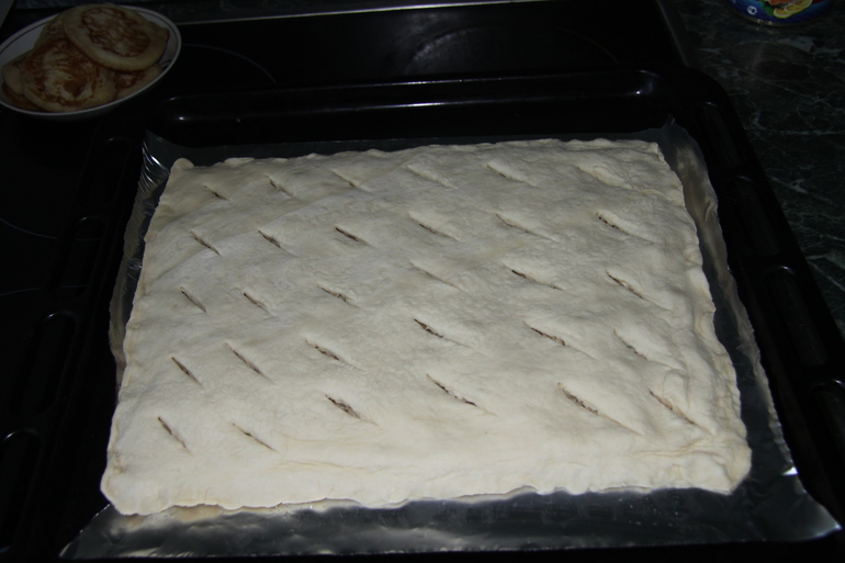 Рыбный пирог.