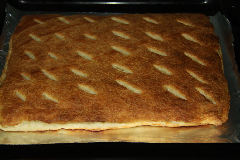 Рыбный пирог.