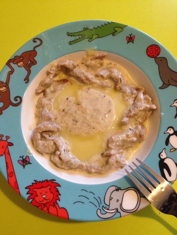 Телятина аля Бефстроганов