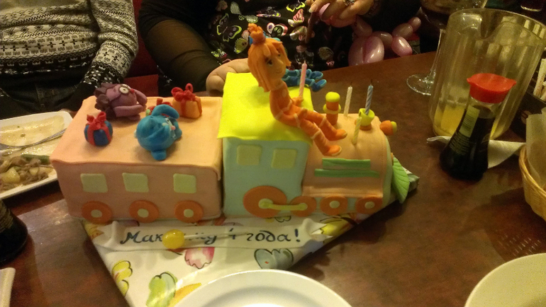 Наш съедобный паровозик!