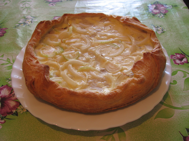 Быстрый рыбный пирог