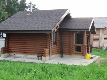 вот и наша баня))