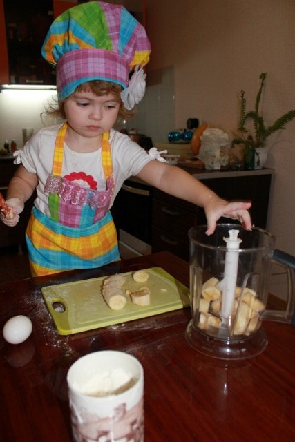 Банановые оладьи