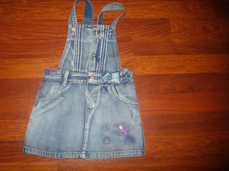 джинсовый сарафан, джинсы на 2-2,5 года