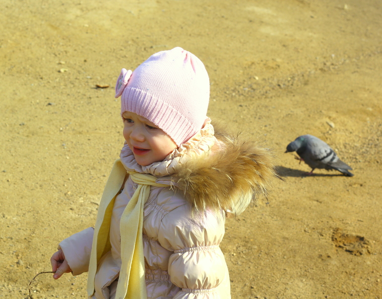 первые шаги - велосипед))