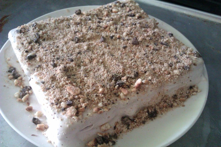 Совместный с Вероничкой тортик.