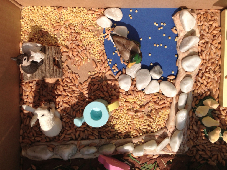 Наш вариант фермы в коробке