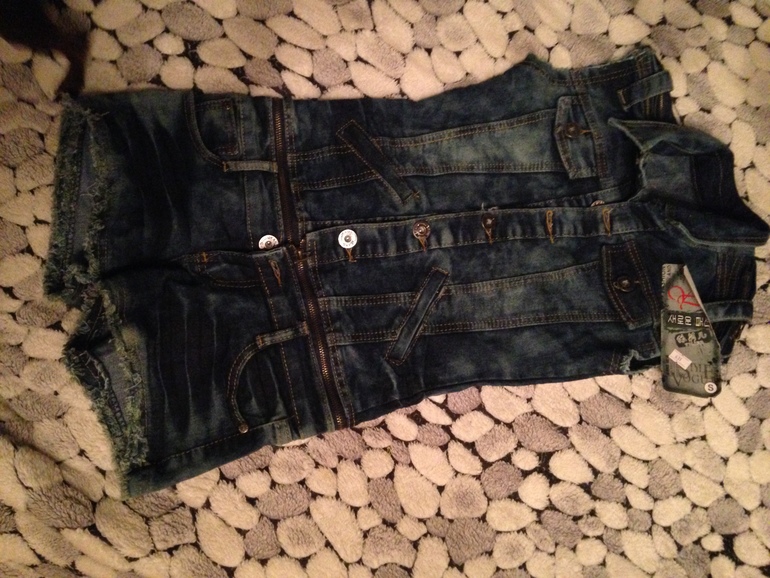 Джинсовый комбенезон