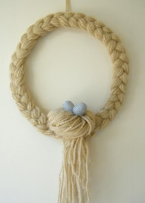 Простые веночки к пасхе