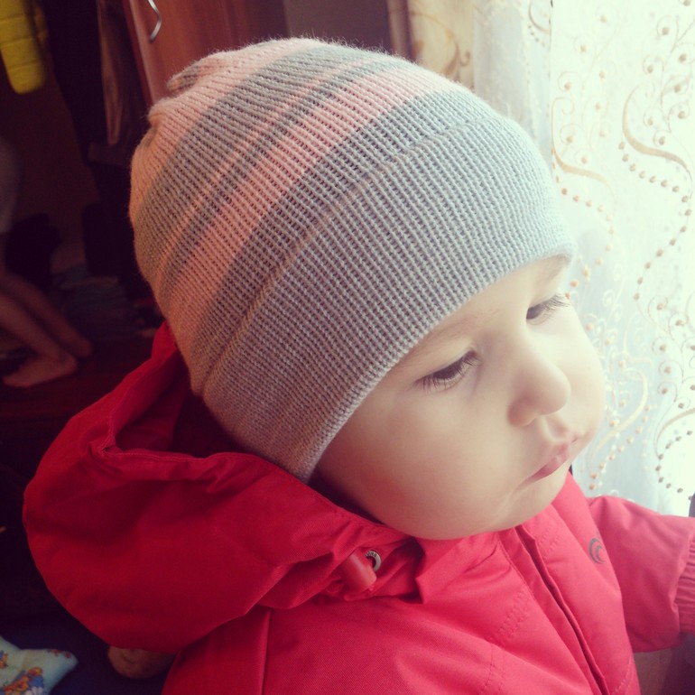 мои первый полосатик..