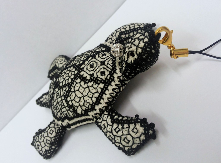 Черепашка по имени Наташка, блэкворк.