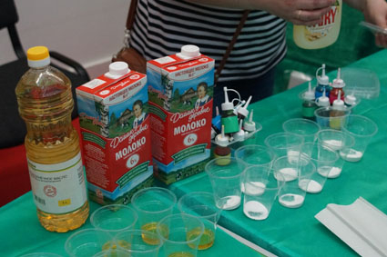 Химические опыты на кухне.