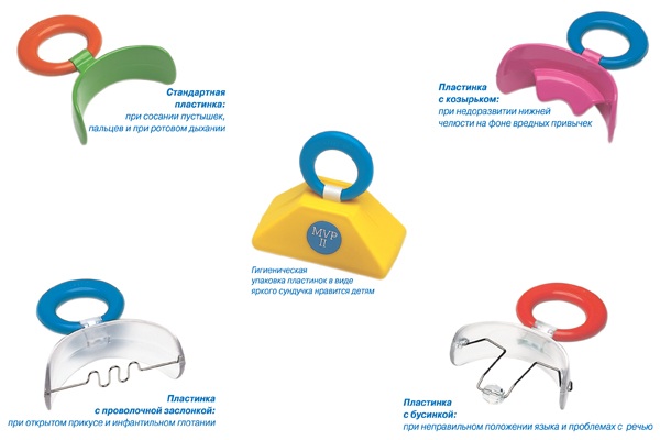 Соска-пластинка для прикуса
