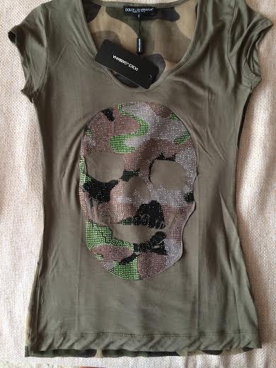 Футболка новая Dolce&Gabbana; камуфляж все размеры