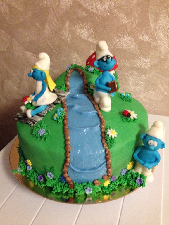 Мои первые смурфы...