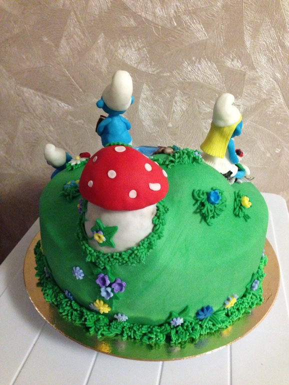 Мои первые смурфы...