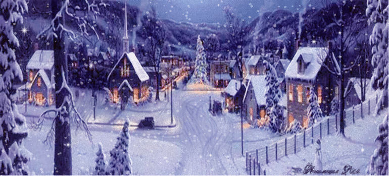 А у нас первый снег!