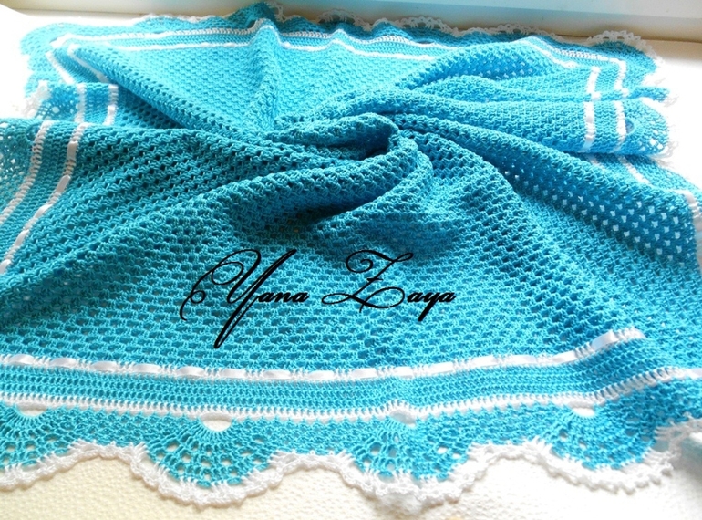 Бирюзовый комплект для новорожденного!