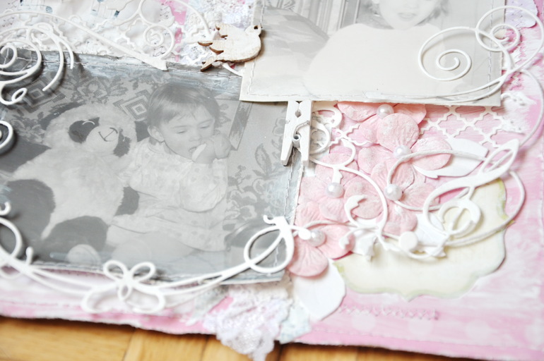 первый разварот в СП шебби альбом