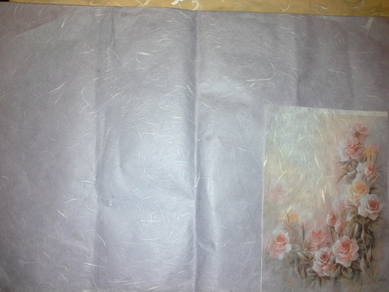 Про цветную рисовую бумагу