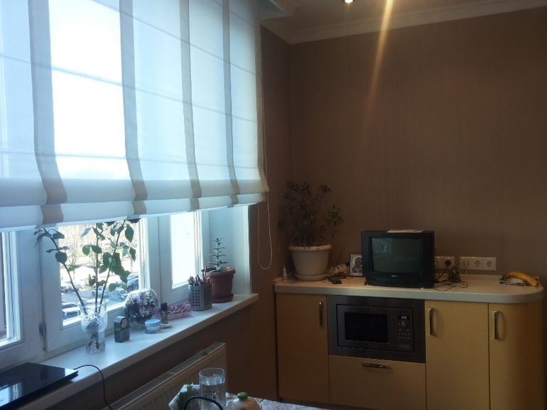 Одела окошко на кухне