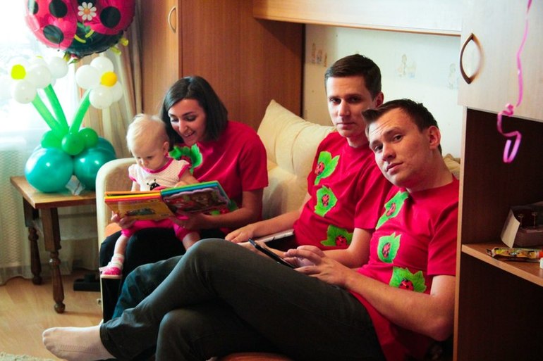 Как мы отмечали 1 годик=)))Вечеринка в стиле Божьих коровок