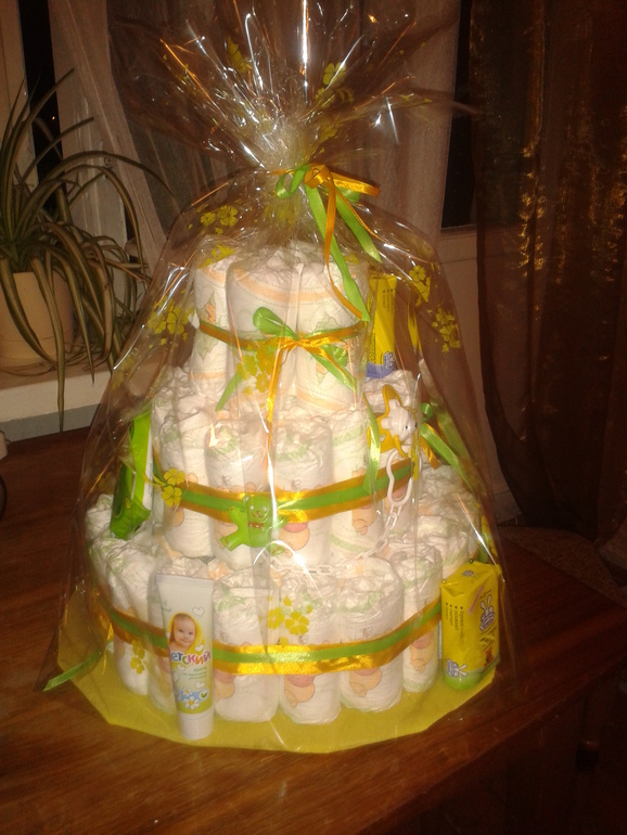 Торты из памперсов