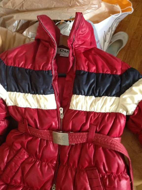 пуховое пальто Dolce&Gabbana;