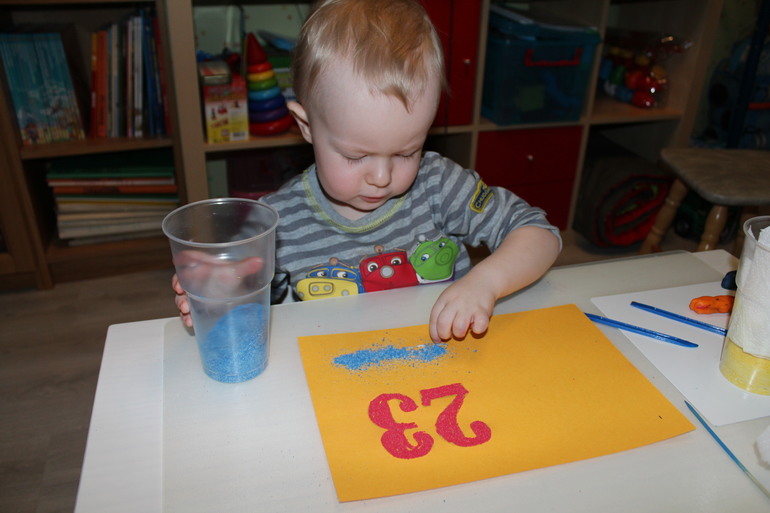 Наша открытка для папы.