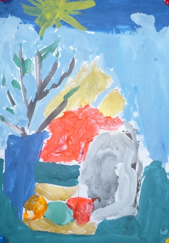 Яна и живопись (март-апрель 2014 г.)