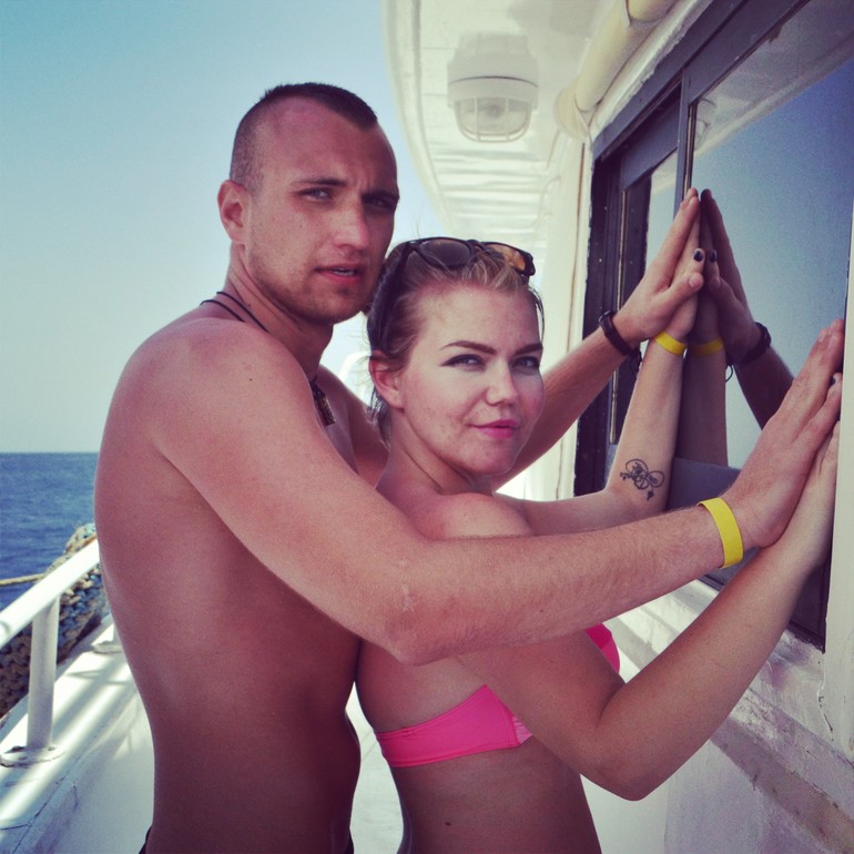 Недавний отдых.