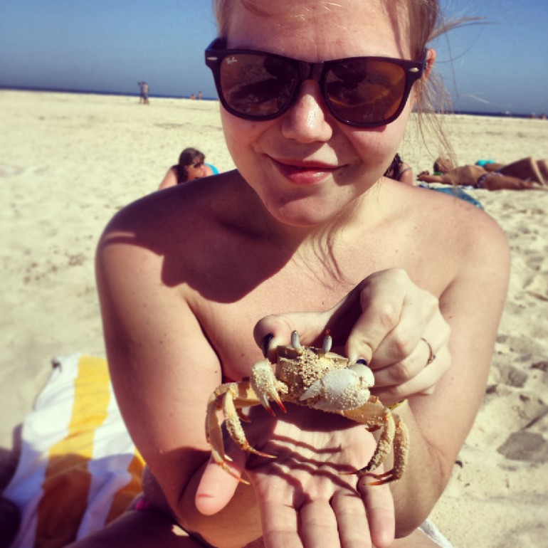 Недавний отдых.