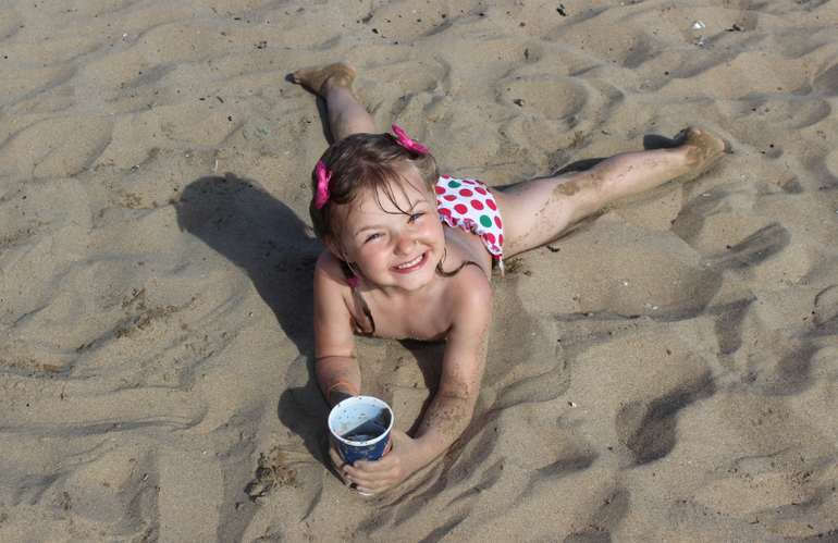 Наша Лизавета на отдыхе в Турции