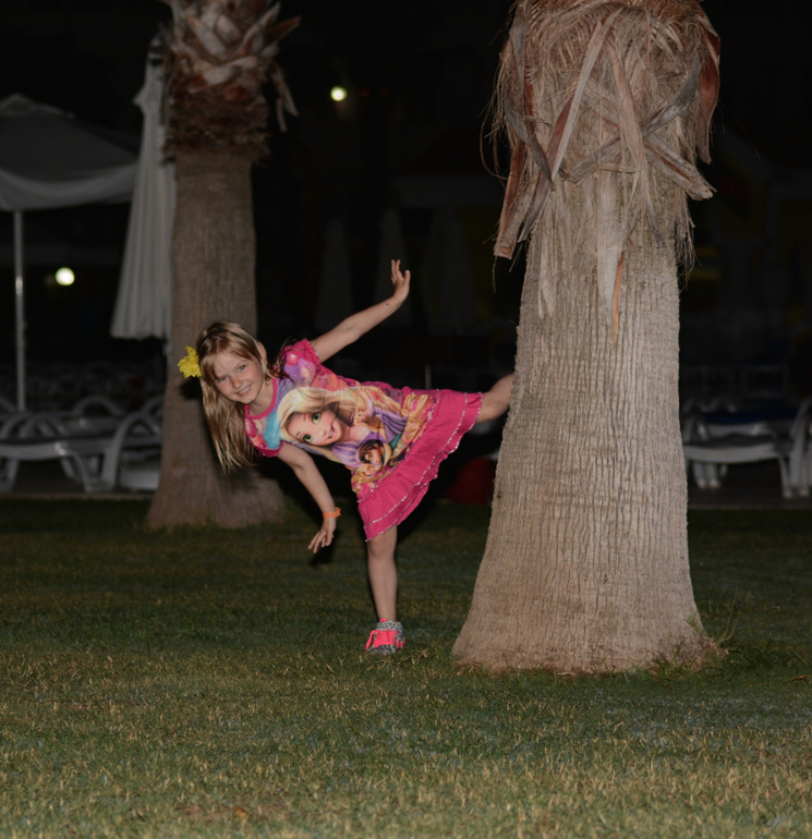 Наша Лизавета на отдыхе в Турции