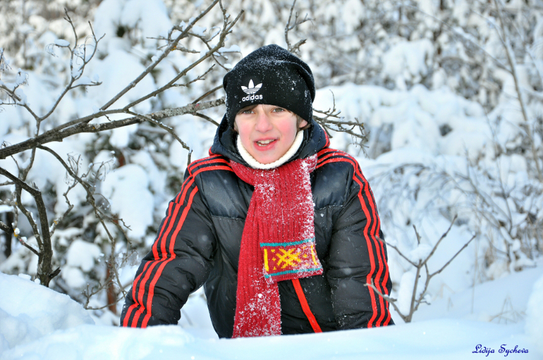 Зимняя сказка !!! Наша прогулка!!