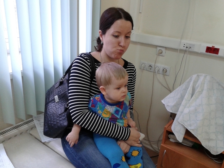 Вот,что бывает,если мужа в поликлинику берешь)))