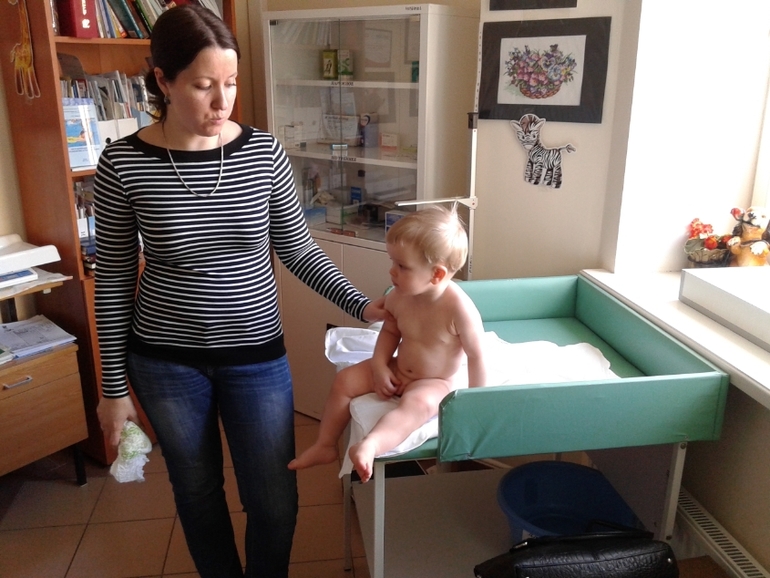 Вот,что бывает,если мужа в поликлинику берешь)))